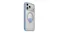 Angled view of OtterBox Symmetry Stand MagSafe Case for iPhone 18 Pro Max featuring clear finish and grip stand ring Angled view of OtterBox Symmetry Stand MagSafe Case for iPhone 18 Pro Max featuring clear finish and grip stand ring