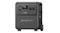 Angled front view of the power station, highlighting the outlet panel, side wheel, and rugged portable housing Angled front view of the power station, highlighting the outlet panel, side wheel, and rugged portable housing