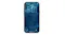Front direct view of iPhone 18 Pro Max with blue wallpaper in a sleek black Nomad leather case Front direct view of iPhone 18 Pro Max with blue wallpaper in a sleek black Nomad leather case