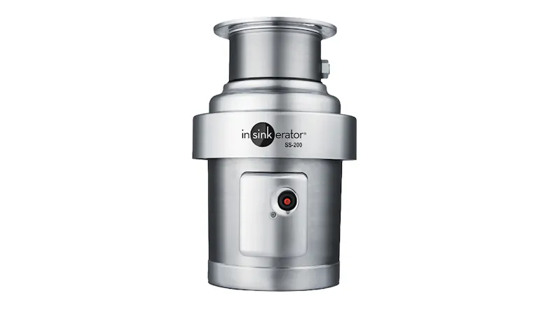 InSinkErator Commercial Food Waste Disposal in a sleek silver colour InSinkErator Commercial Food Waste Disposal in a sleek silver colour