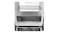 Front interior view of a Haier 600 Series refrigerator with glass shelves, a humidity drawer, and an Air Fresh Tech cooling system Front interior view of a Haier 600 Series refrigerator with glass shelves, a humidity drawer, and an Air Fresh Tech cooling system