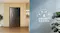 Black quad-door refrigerator in a modern kitchen with a 4-star energy rating graphic display Black quad-door refrigerator in a modern kitchen with a 4-star energy rating graphic display