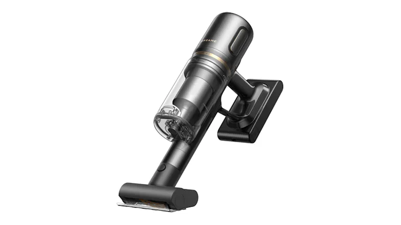 Vacuum in handheld mode showcasing compact design Vacuum in handheld mode showcasing compact design
