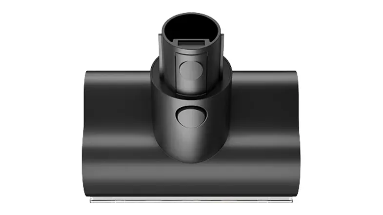 Top view showing vacuum brush head with smooth finish Top view showing vacuum brush head with smooth finish