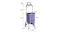 A folding shopping cart with product dimensions and a stainless-steel frame A folding shopping cart with product dimensions and a stainless-steel frame