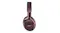 Side profile of the wireless over-ear headphones showing the outer earcup Side profile of the wireless over-ear headphones showing the outer earcup