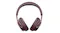 Direct front view of wireless over-ear headphones Direct front view of wireless over-ear headphones