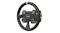 Side view of the racing steering wheel with round grip, RGB shift lights, and multi-function controls Side view of the racing steering wheel with round grip, RGB shift lights, and multi-function controls