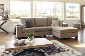 Martini 3 Seater Fabric Sofa with Chaise