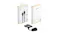 Retail packaging and coiled black HDMI cable with front and rear box views Retail packaging and coiled black HDMI cable with front and rear box views