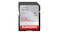 Front view of a SanDisk Ultra GO SD Card - 64GB (SDHC, UHS-I, Class 10, U1, V10, A1, Read 140 MB/s) with a black frame, silver label, and red capacity marking Front view of a SanDisk Ultra GO SD Card - 64GB (SDHC, UHS-I, Class 10, U1, V10, A1, Read 140 MB/s) with a black frame, silver label, and red capacity marking