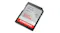 Angled view of a SanDisk Ultra GO 128GB SDHC UHS-I memory card with a black casing and silver front label Angled view of a SanDisk Ultra GO 128GB SDHC UHS-I memory card with a black casing and silver front label