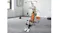 Black multi-station home gym with weight stack in a modern home workout room Black multi-station home gym with weight stack in a modern home workout room