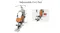 Multi-gym close-up with pull-down bar and rower attachment Multi-gym close-up with pull-down bar and rower attachment