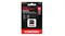Front view of SanDisk Extreme PRO 32GB SDHC UHS-I retail packaging with a black, red, and white design Front view of SanDisk Extreme PRO 32GB SDHC UHS-I retail packaging with a black, red, and white design