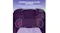 Rear-view infographic of a purple controller highlighting two mappable back buttons with white dotted borders Rear-view infographic of a purple controller highlighting two mappable back buttons with white dotted borders