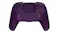 Rear view of a purple wireless gaming controller with ergonomic grips, shoulder buttons, and back paddles Rear view of a purple wireless gaming controller with ergonomic grips, shoulder buttons, and back paddles
