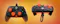 Front and angled top views of a camouflage Turtle Beach wired Xbox controller with orange thumbsticks, displayed on a warm-toned background Front and angled top views of a camouflage Turtle Beach wired Xbox controller with orange thumbsticks, displayed on a warm-toned background