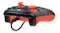 Angled top view of a camouflage Turtle Beach wired Xbox controller with bright orange thumbsticks and a connected black cable Angled top view of a camouflage Turtle Beach wired Xbox controller with bright orange thumbsticks and a connected black cable