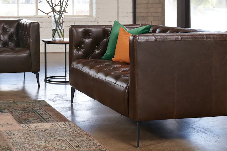 Canelli 2 Seater Leather Sofa Canelli 2 Seater Leather Sofa