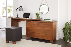 Riverwood 4 Drawer Dresser and Desk