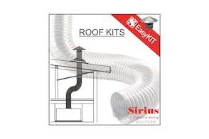 Sirius Easy Tiled Roof 125-150MM Rangehood Roof Ducting Kit