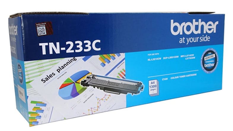 Brother TN233C Laser Toner Cartridge - Cyan Brother TN233C Laser Toner Cartridge - Cyan