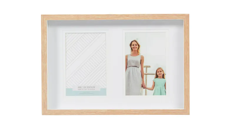 UR1 Willow 8x12 Frame with 4x6 Openings - Oak And White UR1 Willow 8x12 Frame with 4x6 Openings - Oak And White