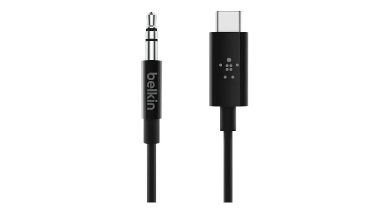 Belkin USB-C To 3.5 Mm Audio Cable 3 - Black Belkin USB-C To 3.5 Mm Audio Cable 3 - Black