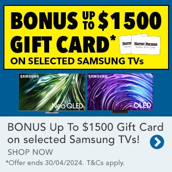 Bonus on Selected Samsung TVs