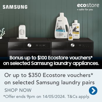 Bonus on Selected Samsung Laundry Appliances