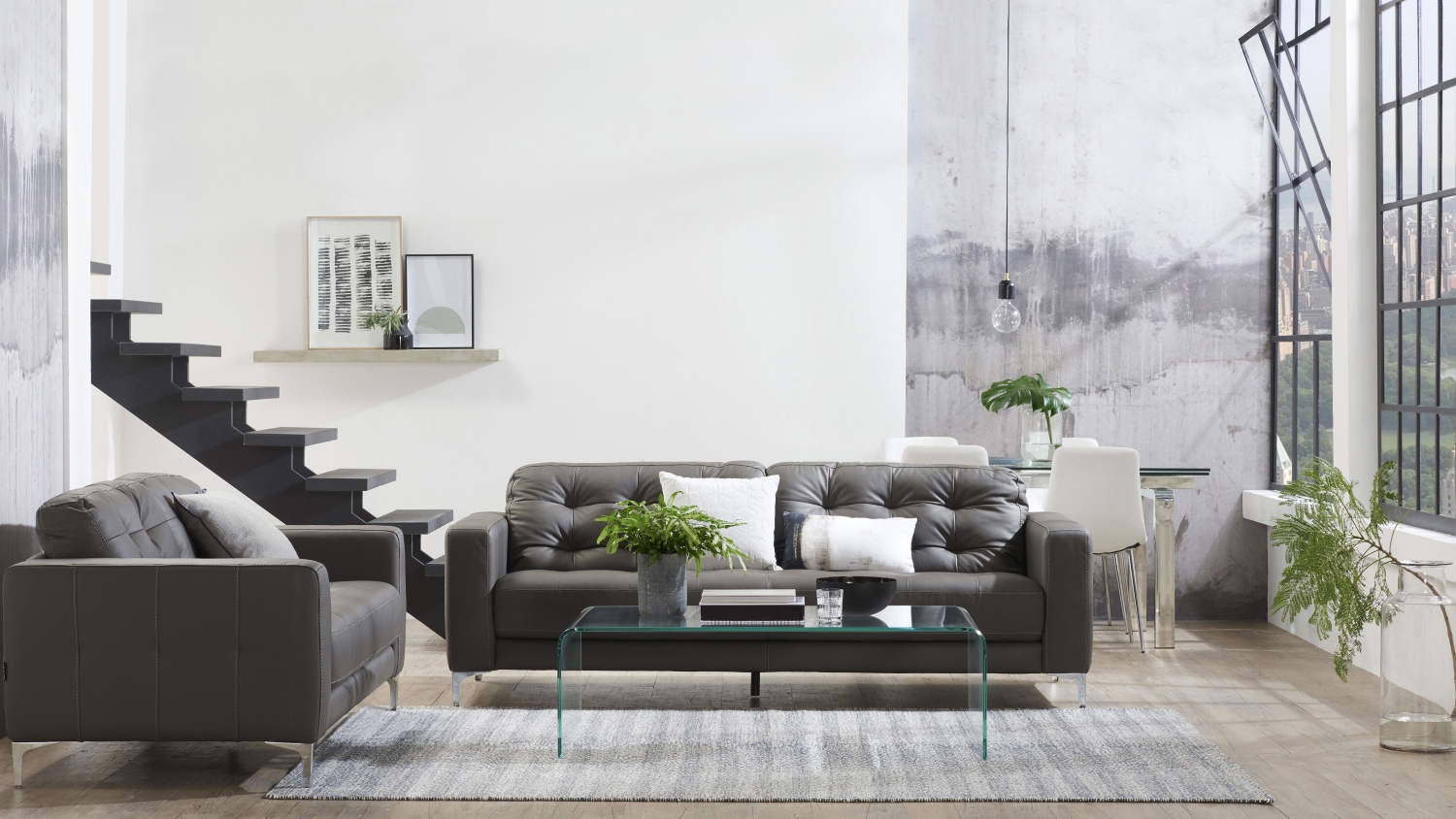 Saturn Glass Coffee Table Domayne