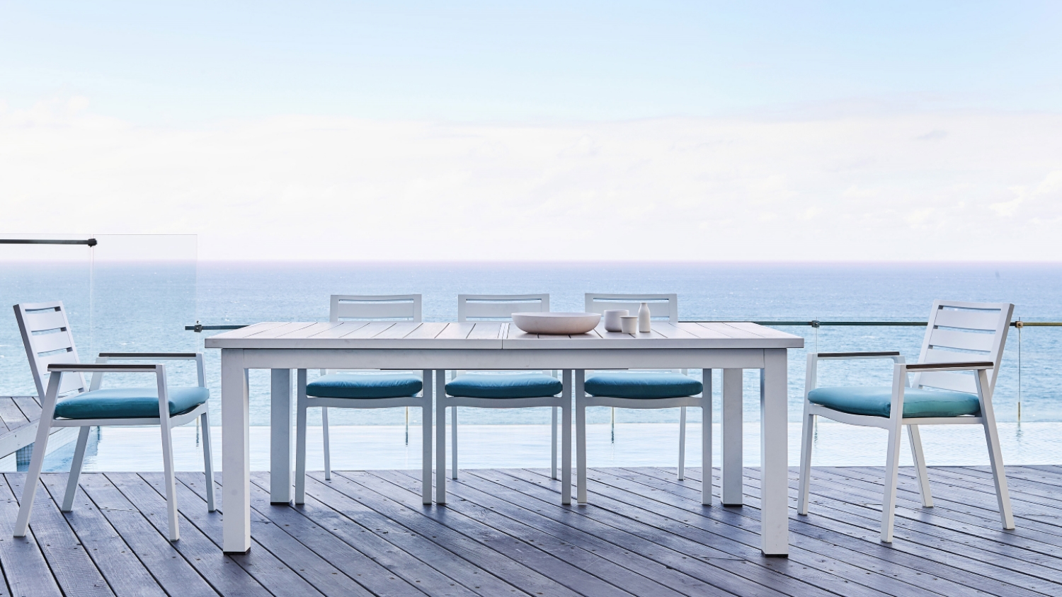 Spritz Rectangular Outdoor Extension Dining Table Domayne