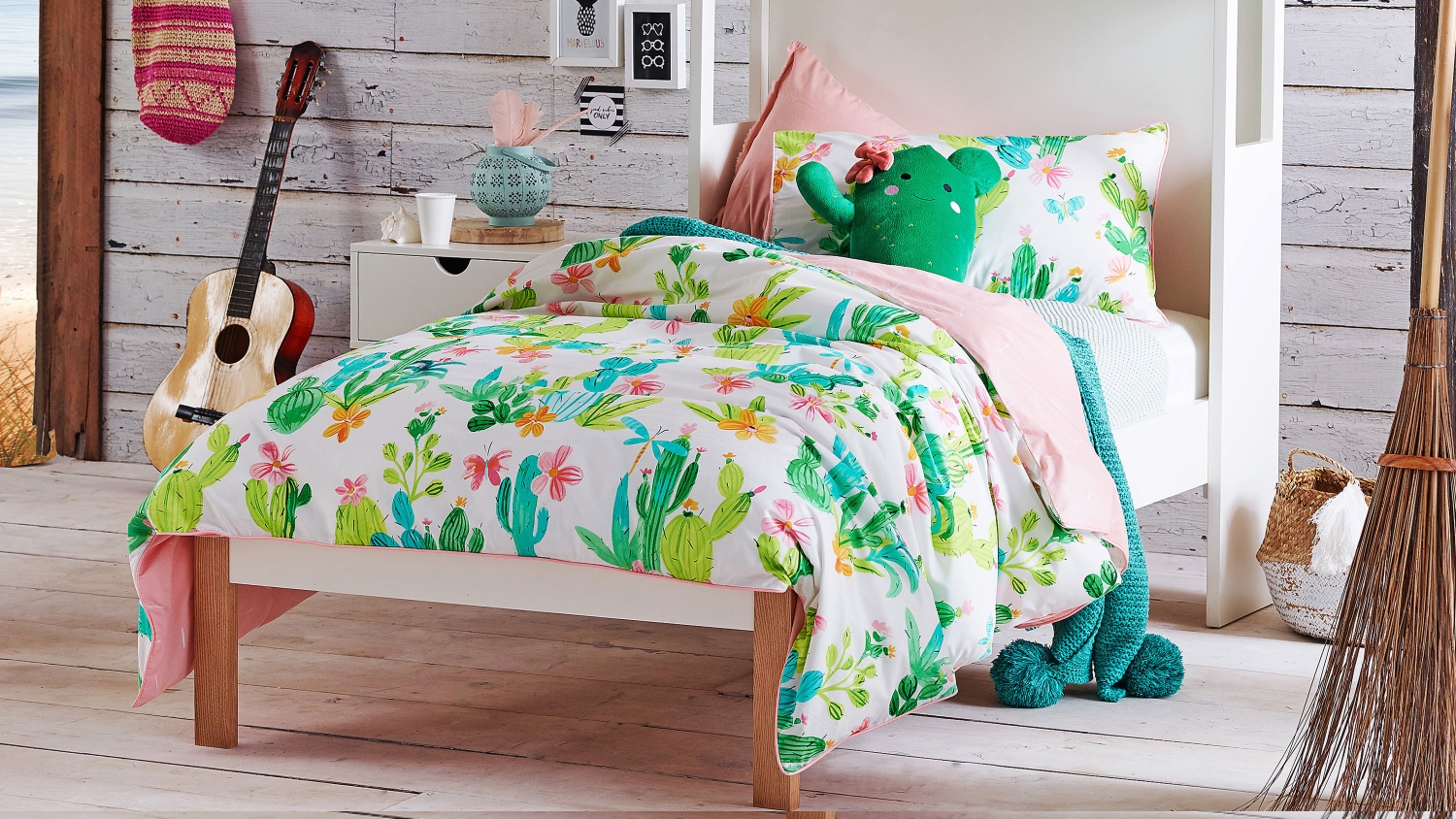 KAS Cactus Quilt Cover Set Domayne