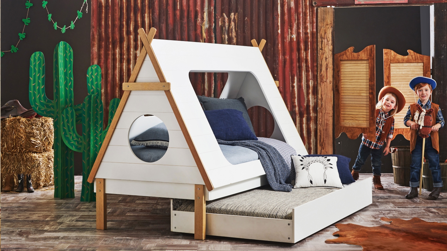 Tee Pee Kids Trundle Bed Domayne