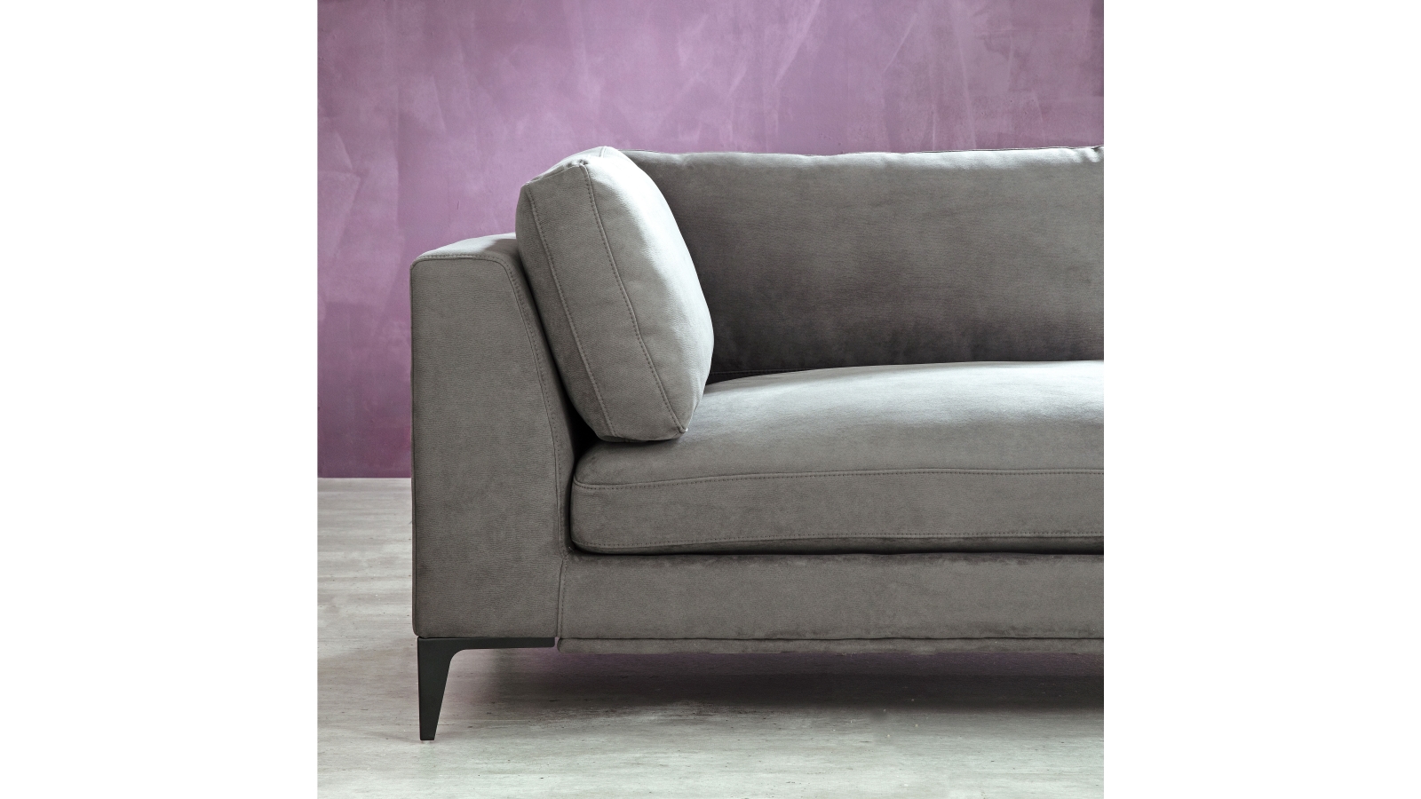 Alara 3 Seater Fabric Sofa with Chaise Domayne