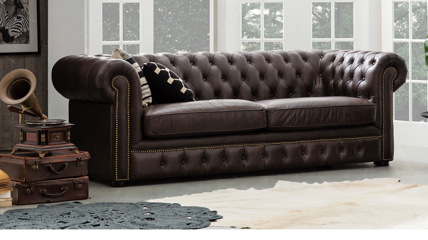 Wiltshire Leather Sofa Domayne