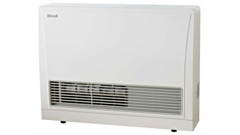 Rinnai EnergySaver 559FT Flued Natural Gas Fan Heater White Domayne