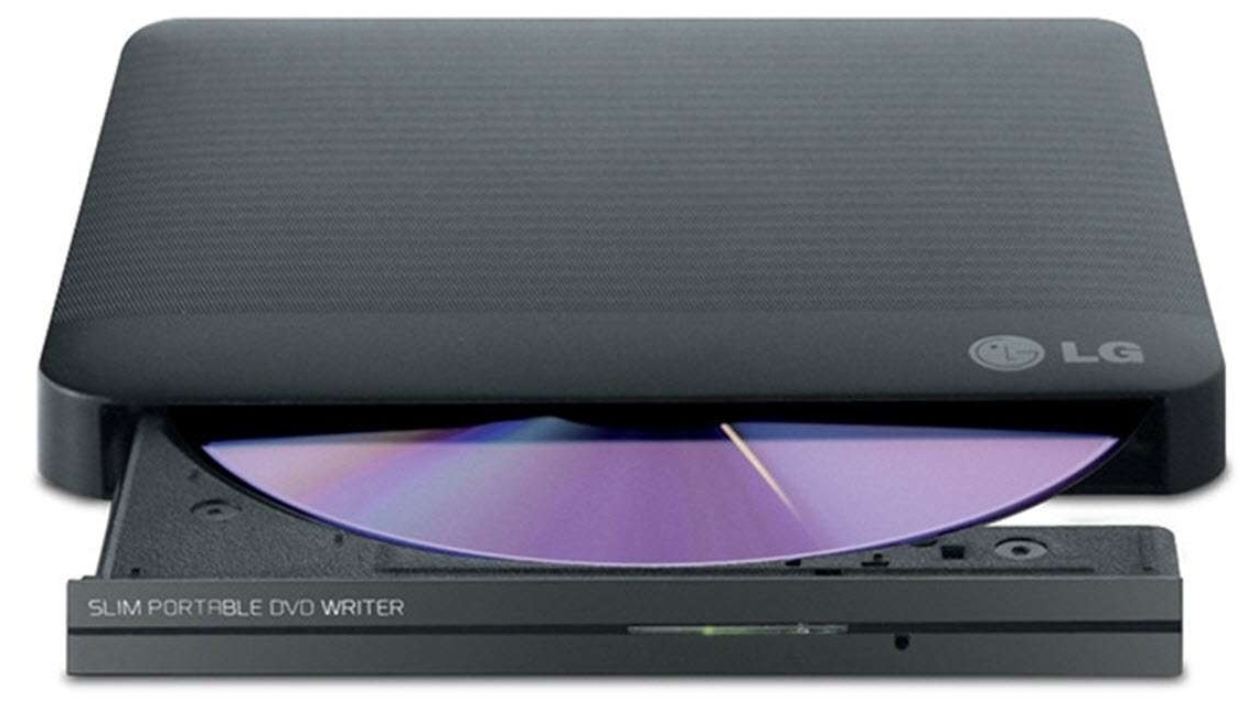 LG SuperMulti Portable DVD Rewriter Black Domayne