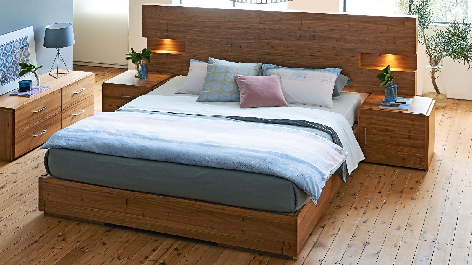 Amelie Bed Base with Slats Domayne
