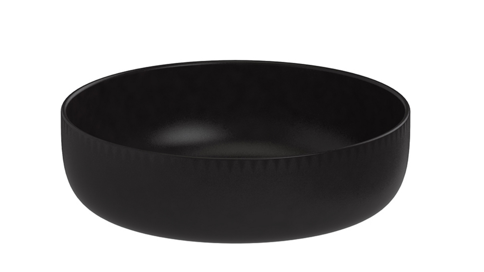 Matte Salad Bowl Black Domayne