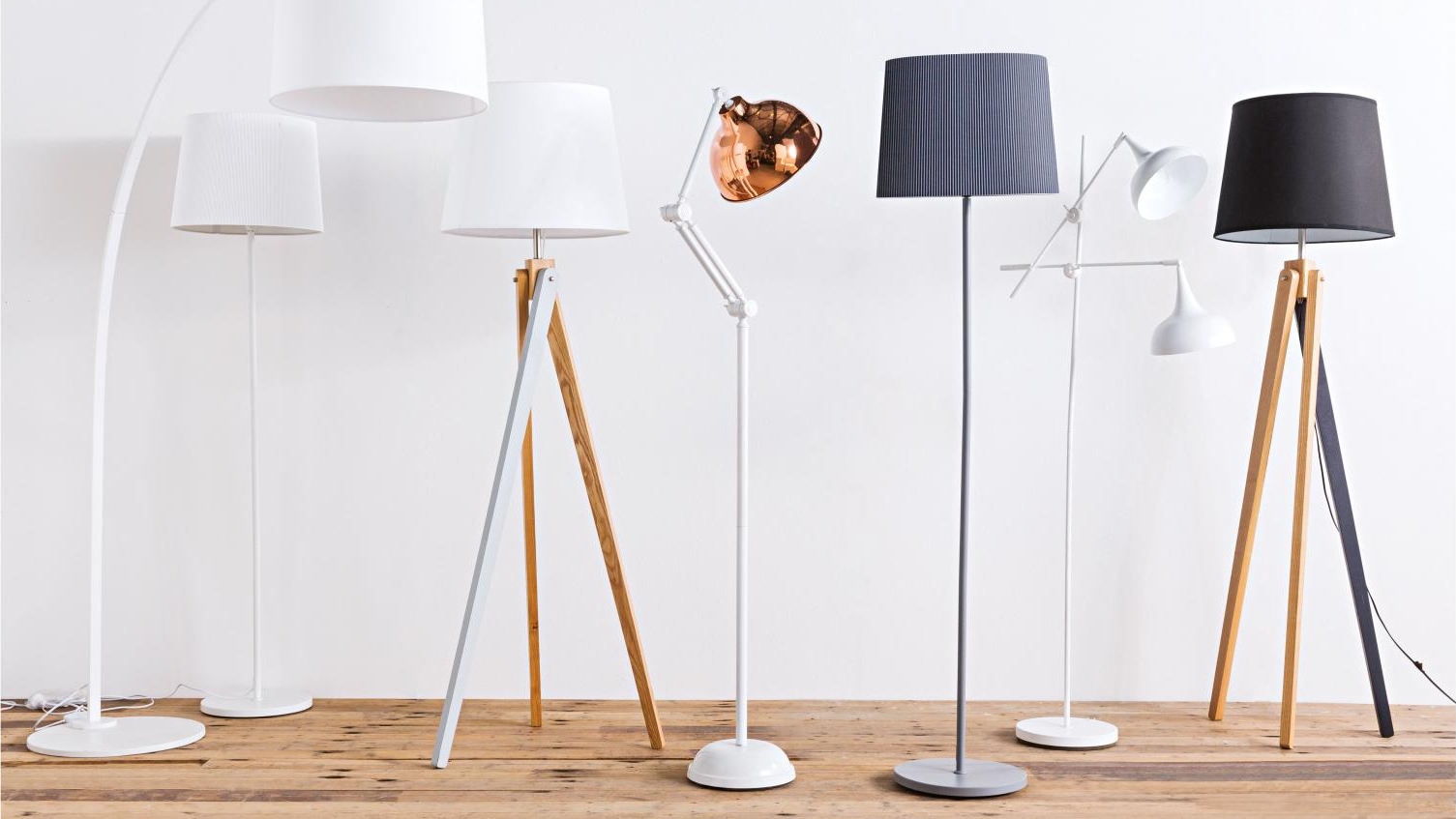 Strike Floor Lamp Grey Domayne