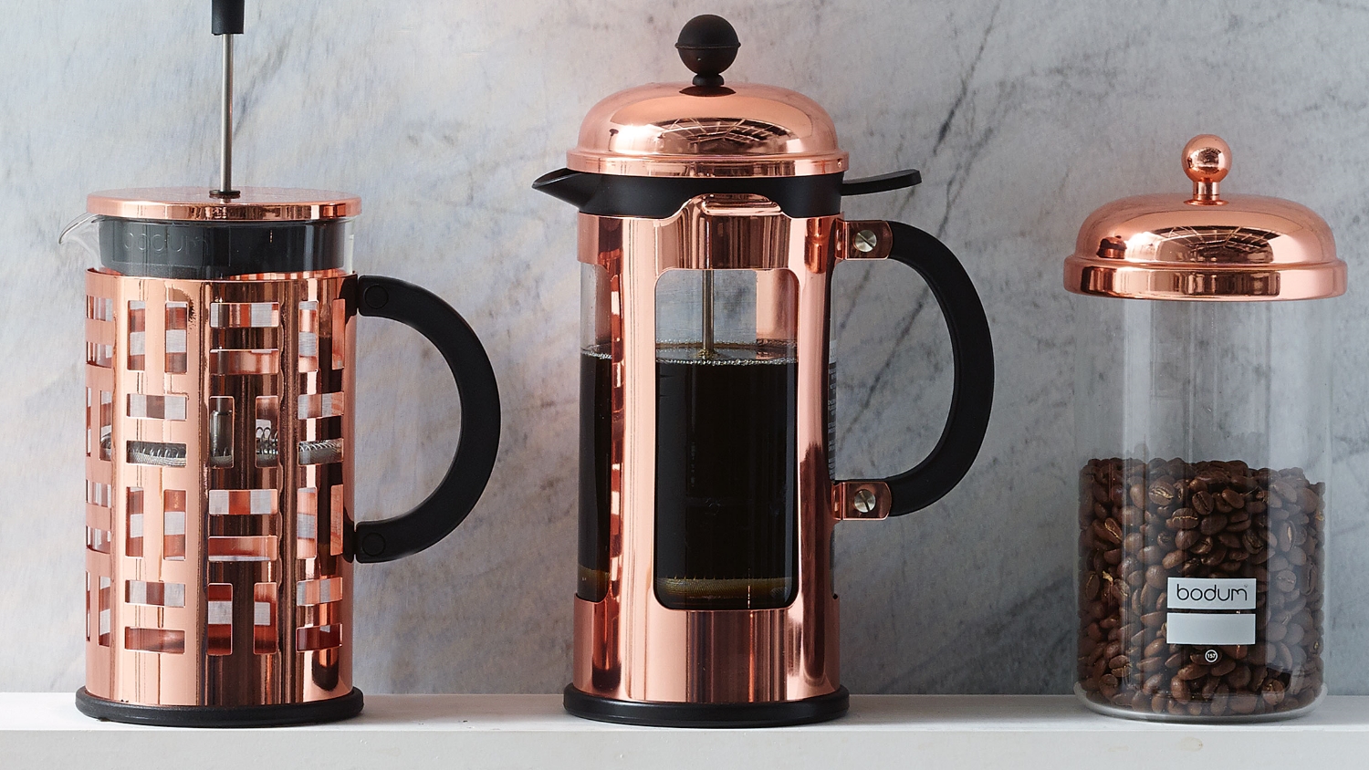 Bodum Chambord 8 Cup French Press Copper Domayne