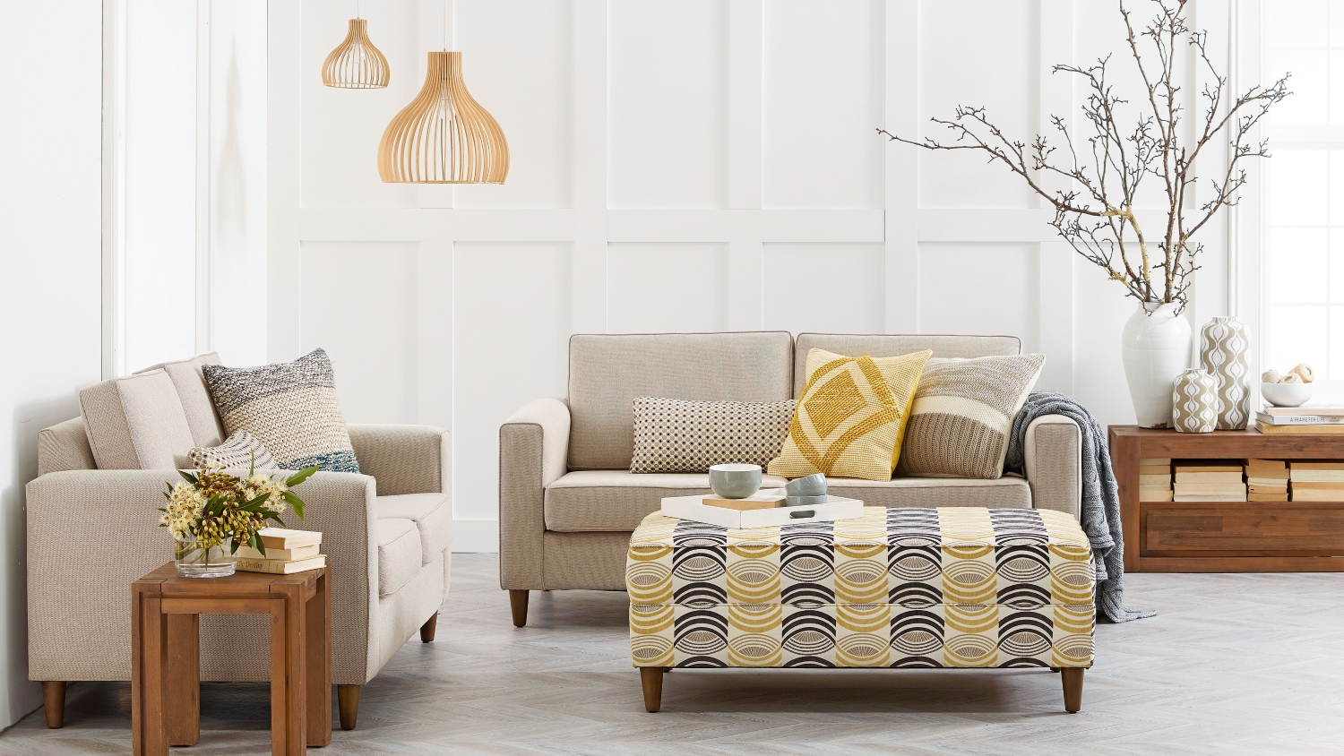 Condo Fabric Sofa Domayne