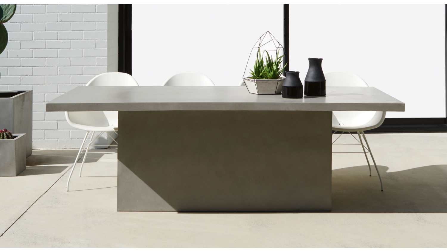 Azure Rectangular Outdoor Dining Table Domayne