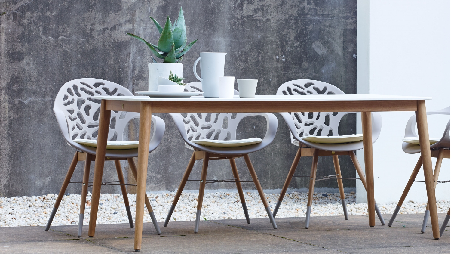 Coral Reef Outdoor Dining Table Domayne