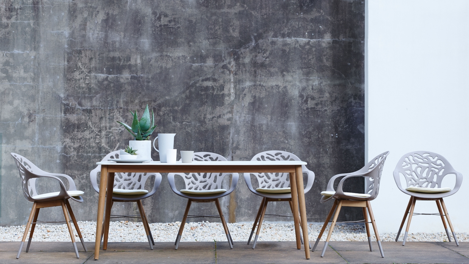 Coral Reef 7 Piece Outdoor Dining Setting Domayne