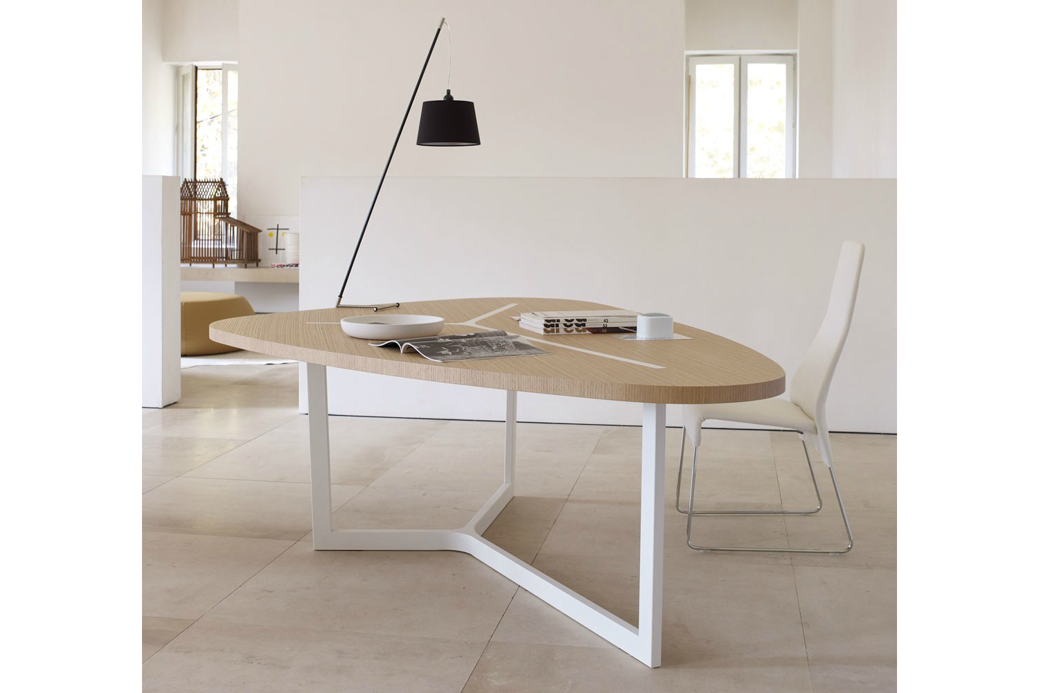 Seven Table In Light Oak By Jean-Marie Massaud For B&B Italia | Space ...