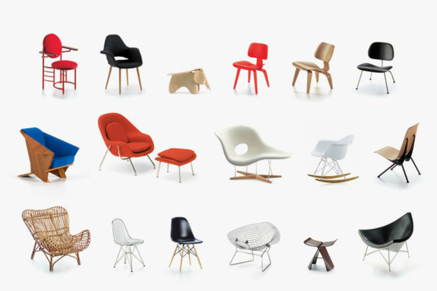 Miniatures Collection 1 by Vitra Design Museum for Vitra Space Furniture