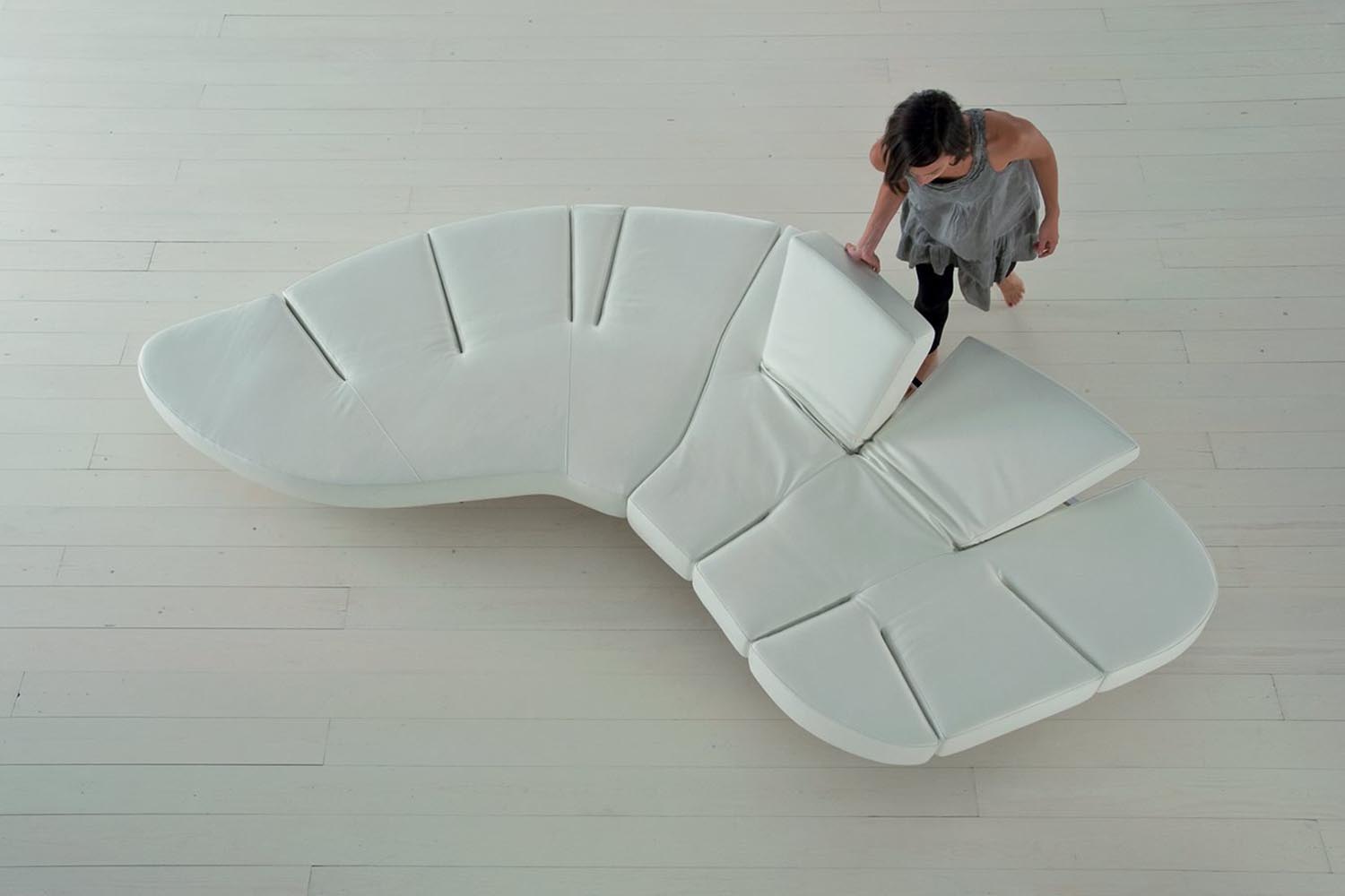 Flap Sofa by Francesco Binfare for Edra Space Furniture